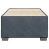 vidaXL Bed Frame without Mattress Dark Grey Twin Velvet