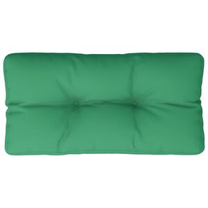 vidaXL Pallet Cushion Green 70x40x12 cm Fabric