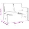 vidaXL 7 Piece Garden Dining Set with Cushions Solid Wood Acacia