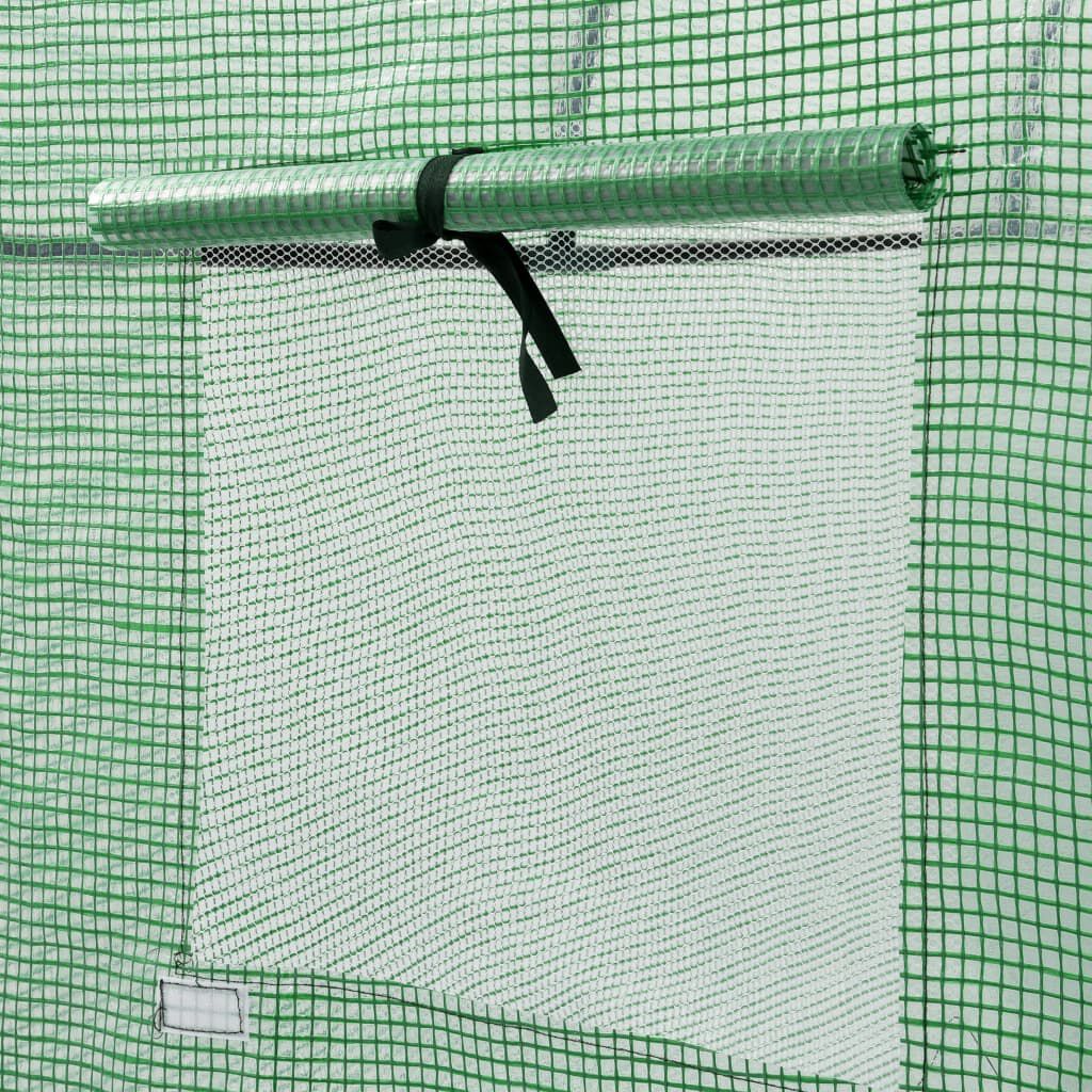 vidaXL Greenhouse with Zippered Door 200x80x170 cm