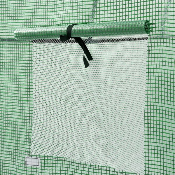 vidaXL Greenhouse with Zippered Door 200x80x170 cm