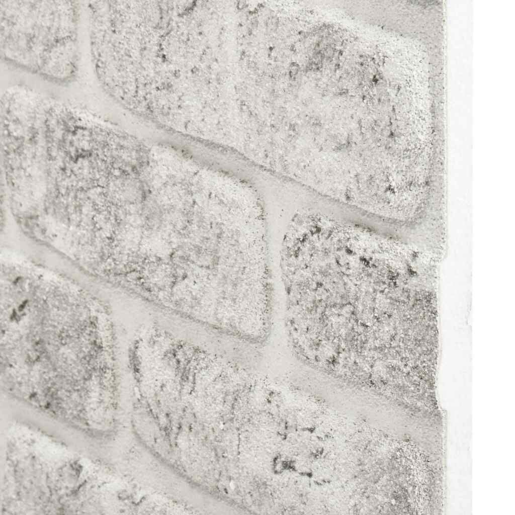 vidaXL 3D Wall Panels with Light Grey Brick Design 10 pcs EPS