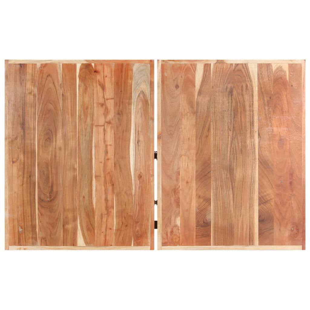 vidaXL Coffee Table 142x90x42 cm Solid Acacia Wood