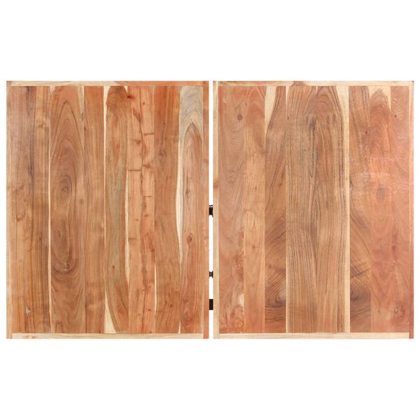 vidaXL Coffee Table 142x90x42 cm Solid Acacia Wood