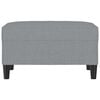 vidaXL Footstool Light Grey 70x55x41 cm Fabric