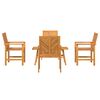 vidaXL Garden Lounge Set 5 pcs Brown Solid Acacia Wood