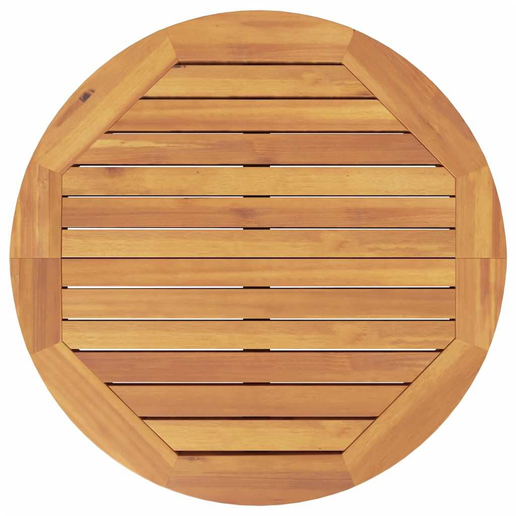 vidaXL Garden Bar Table Ø60x105 cm Solid Wood Acacia
