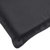 vidaXL Sun Lounger Cushion Black 200x60x3cm Oxford Fabric