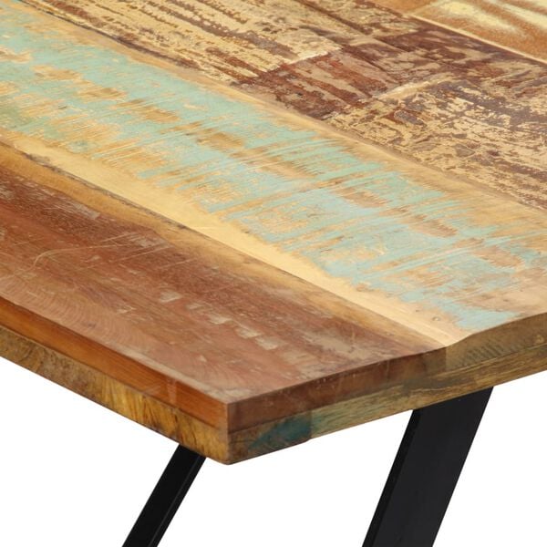 vidaXL Dining Table 180x90x76 cm Solid Reclaimed Wood