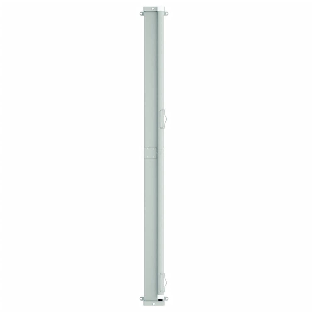 vidaXL Patio Retractable Side Awning 180x600 cm Black