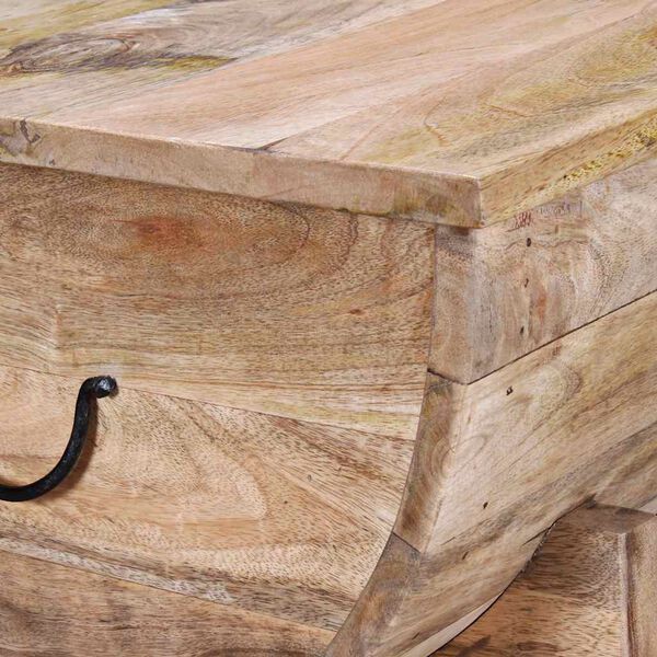 vidaXL Coffee Table Solid Mango Wood 88x50x40 cm