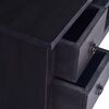 vidaXL TV Cabinet Light Black Coffee 100x40x45 cm Solid Mahogany Wood