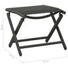 vidaXL 3 Piece Garden Lounge Set Textilene and Aluminium Black