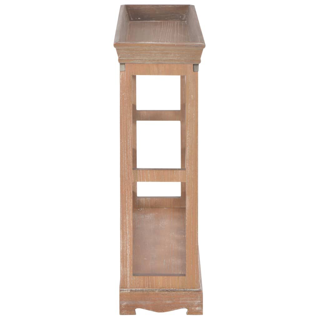vidaXL Wine Cabinet Brown 70x22.5x70.5 cm MDF