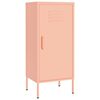 vidaXL Storage Cabinet Pink 42.5x35x101.5 cm Steel