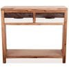 vidaXL Console Table Solid Acacia Wood 86x30x75 cm
