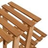 vidaXL Plant Stand 83x25x142 cm Firwood