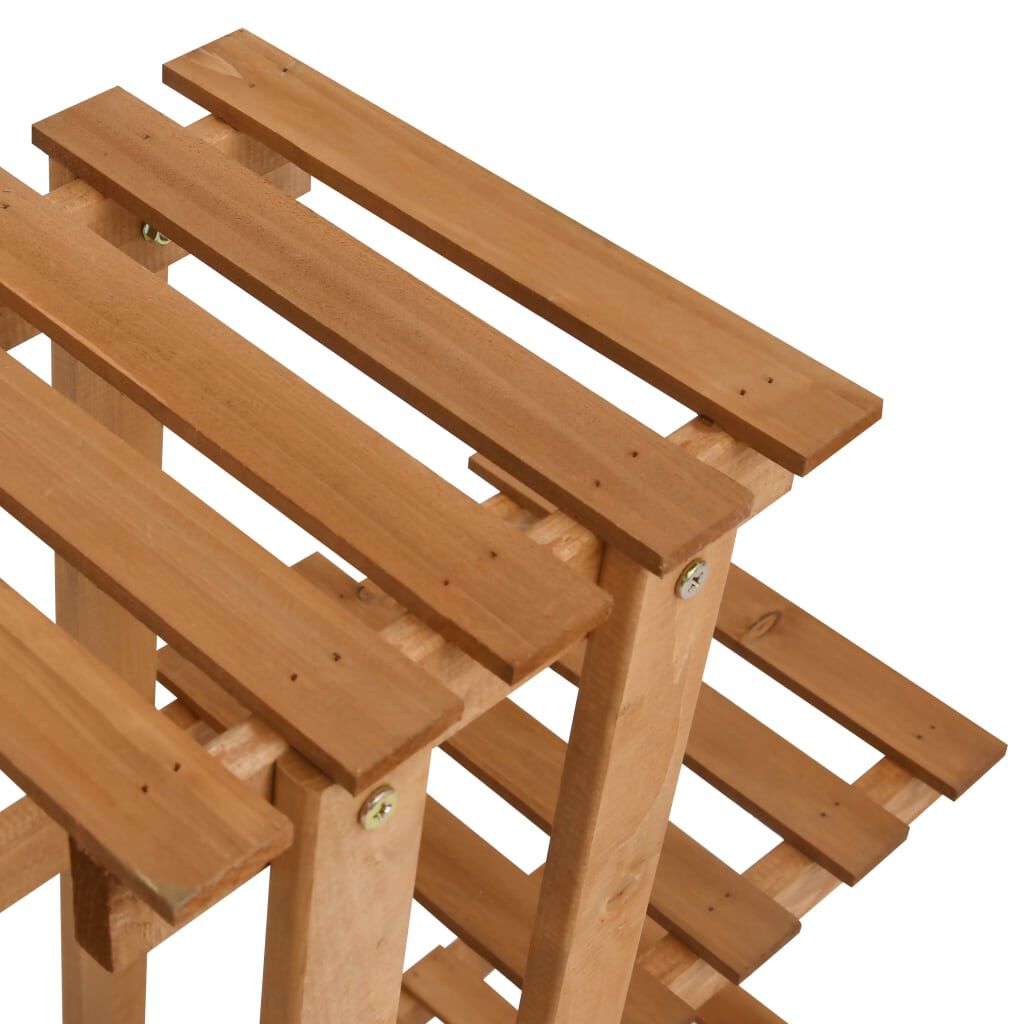 vidaXL Plant Stand 83x25x142 cm Firwood