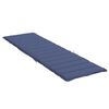 vidaXL Sun Lounger Cushion Navy Blue Oxford Fabric