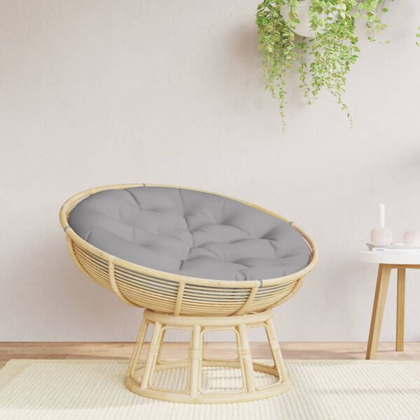 vidaXL Round Cushion Grey &Oslash; 100 x11 cm Oxford Fabric