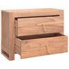 vidaXL Sideboard 80x35x60 cm Solid Teak Wood