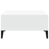 vidaXL Coffee Table White 60x60x30 cm Engineered Wood