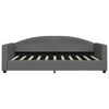 vidaXL Day Bed without Mattress Dark Grey 100x190 cm Fabric