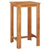 vidaXL 3 Piece Garden Bar Set Black Solid Wood Acacia and Poly Rattan