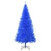 vidaXL Artificial Christmas Tree with Stand Blue 240 cm PVC