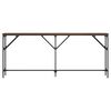vidaXL Console Table Brown Oak 180x23x75 cm Engineered Wood