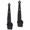 vidaXL Mini Sliding Cabinet Door Kit Carbon Steel 183 cm