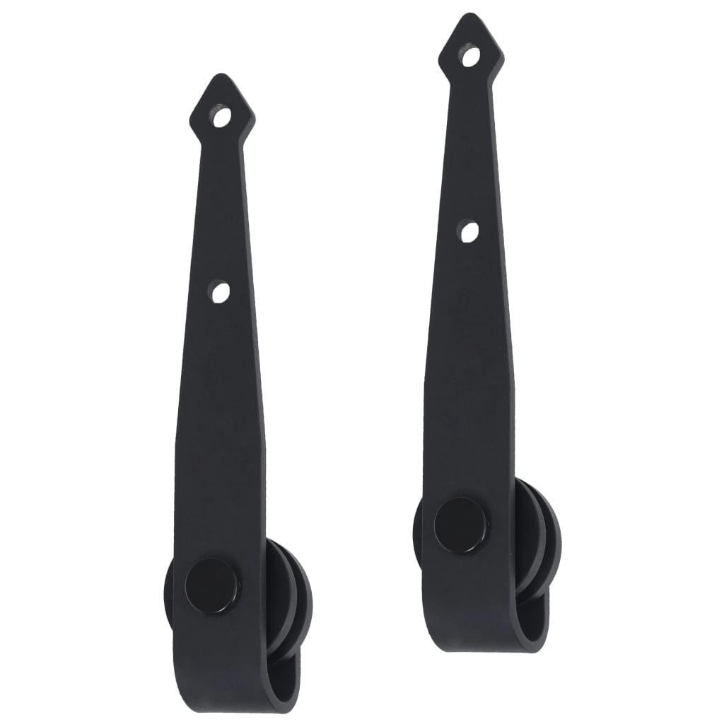 vidaXL Mini Sliding Cabinet Door Kit Carbon Steel 183 cm