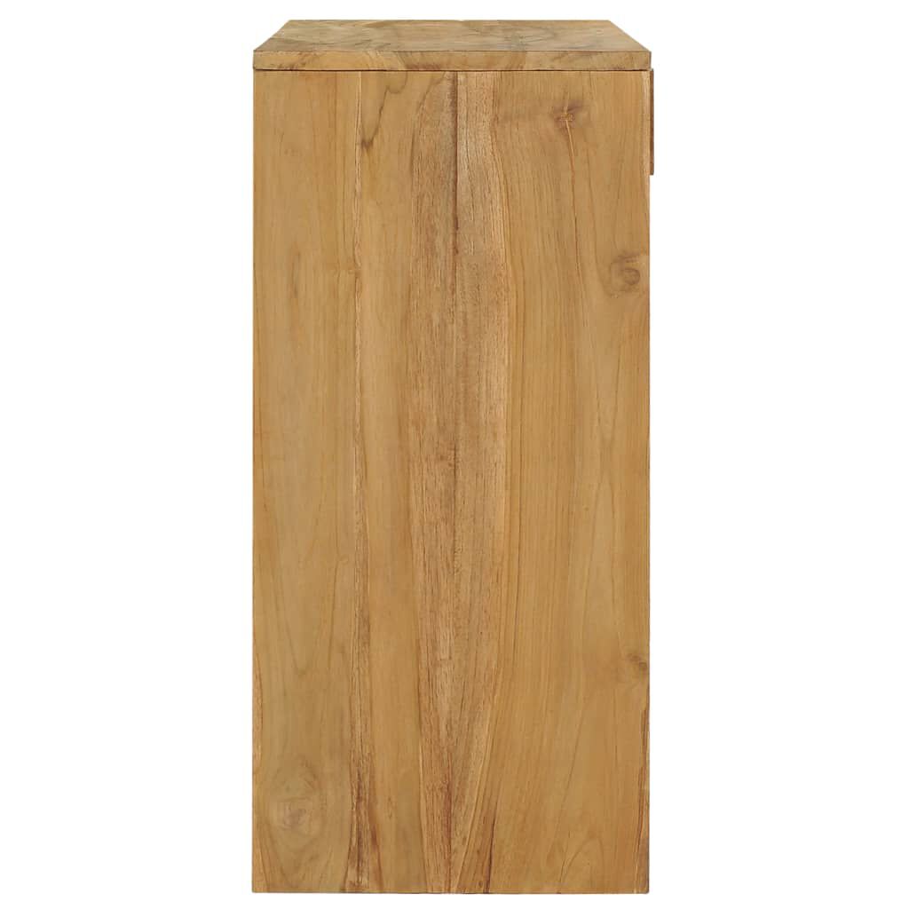 vidaXL Console Table 100x35x75 cm Solid Teak Wood