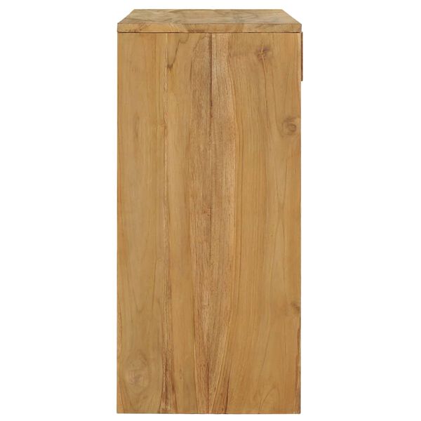 vidaXL Console Table 100x35x75 cm Solid Teak Wood