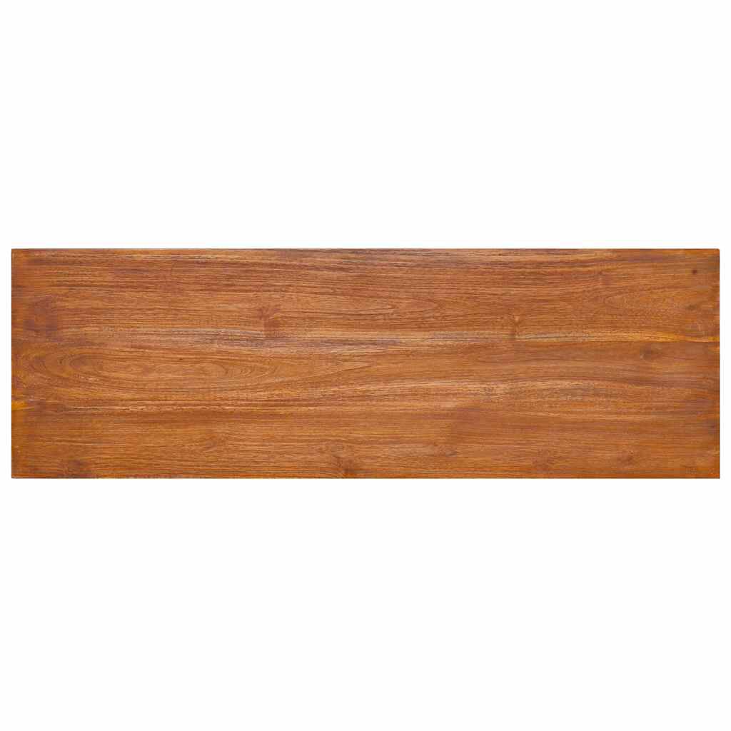 vidaXL Wall-mounted TV Cabinet 90x30x30 cm Solid Teak Wood