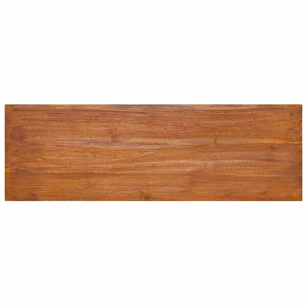 vidaXL Wall-mounted TV Cabinet 90x30x30 cm Solid Teak Wood
