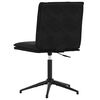 vidaXL Dining Chairs 4 pcs Black Velvet