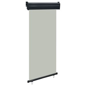 vidaXL Balcony Side Awning 85x250 cm Grey