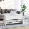 vidaXL Coffee Table White 80x50x40 cm Engineered Wood