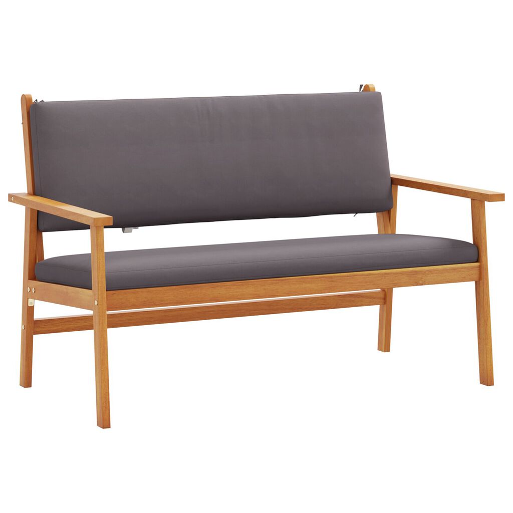 vidaXL 3 Piece Garden Sofa Set with Cushions Solid Wood Acacia