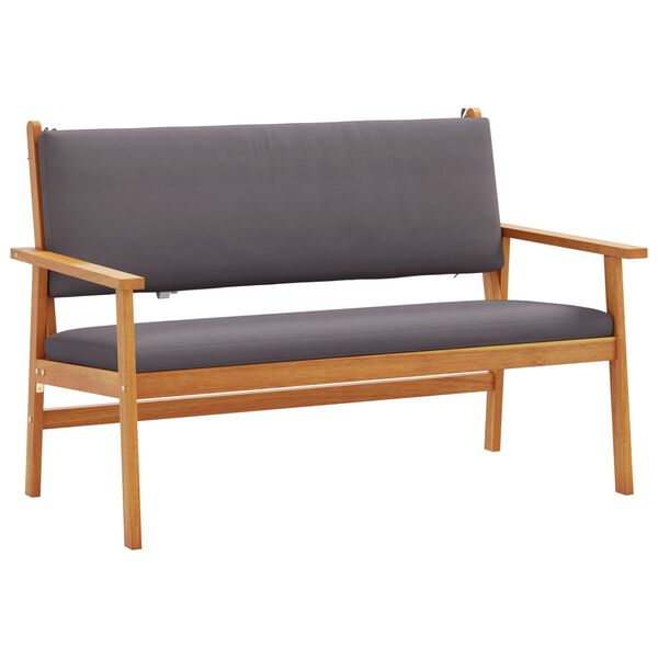 vidaXL 3 Piece Garden Sofa Set with Cushions Solid Wood Acacia