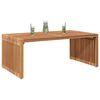 vidaXL Garden Side Table Manual Brown 90 x 50 x 36 cm Solid teak wood