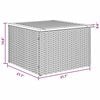 vidaXL Garden Sofa Set 6 pcs Grey Poly rattan
