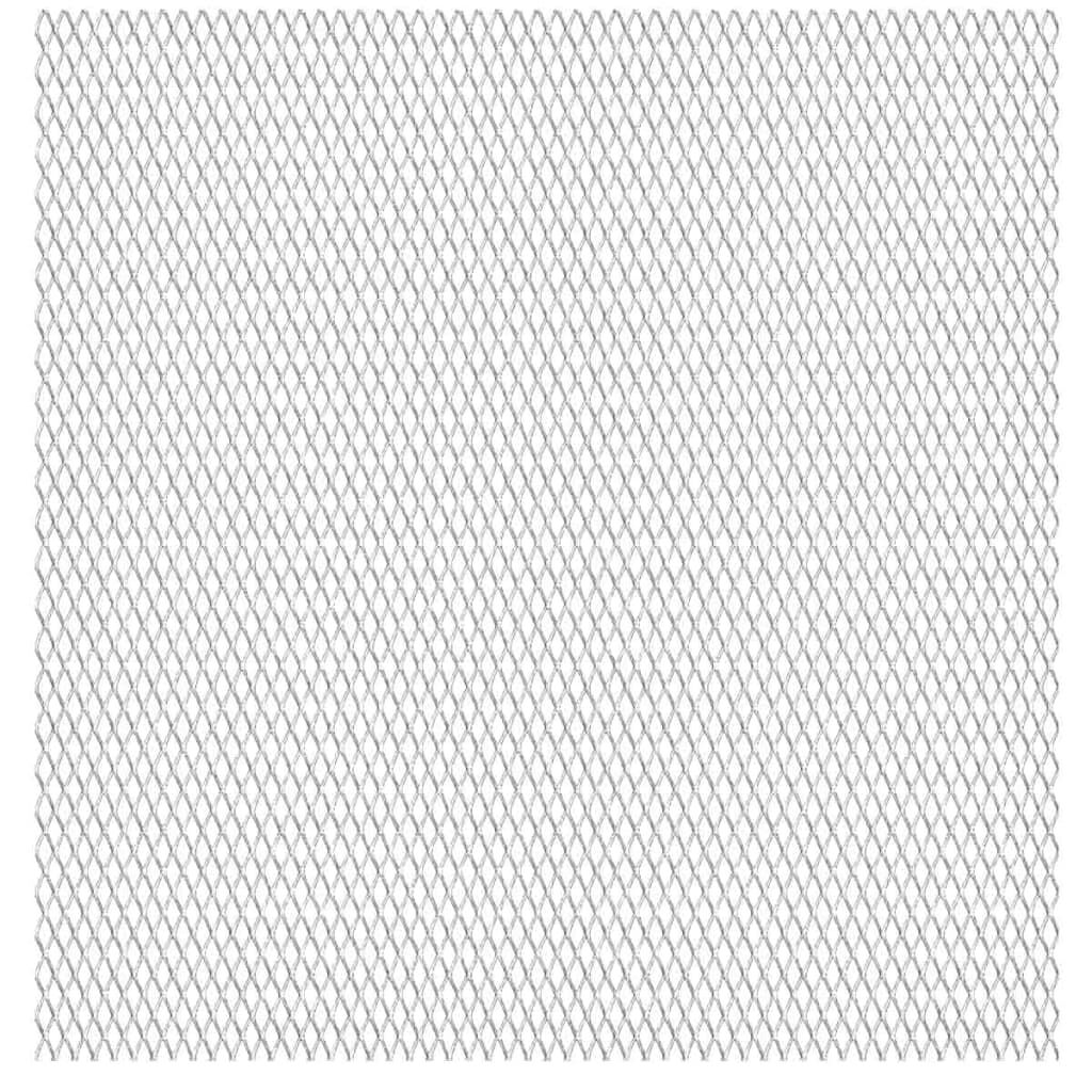 vidaXL Garden Wire Fence Stainless Steel 50x50 cm 20x10x2 mm