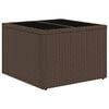 vidaXL 9 Piece Garden Sofa Set with Cushions Brown Poly Rattan