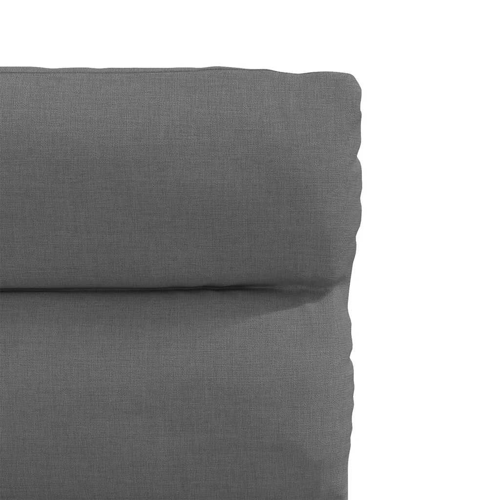 vidaXL Dining Chairs 2 pcs Dark Grey Fabric