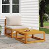 vidaXL 2 Piece Garden Sofa Set with Cushions Solid Wood Acacia