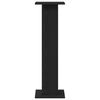 vidaXL Speaker Stands 2 pcs Black Oak 30 x 30 x 95 cm Engineered Wood