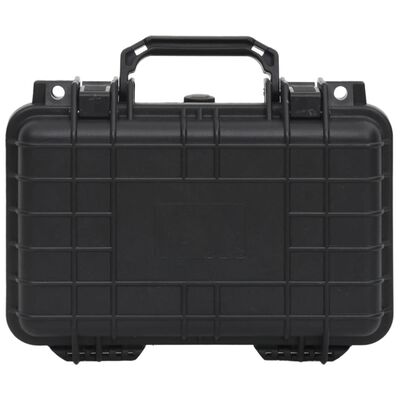 vidaXL Portable Flight Case Black 30x22x10 cm PP
