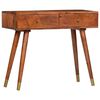vidaXL Console Table 90x35x76 cm Solid Acacia Wood
